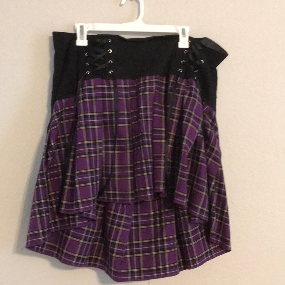 Tripp NY Purple Plaid Schoolgirl skirt